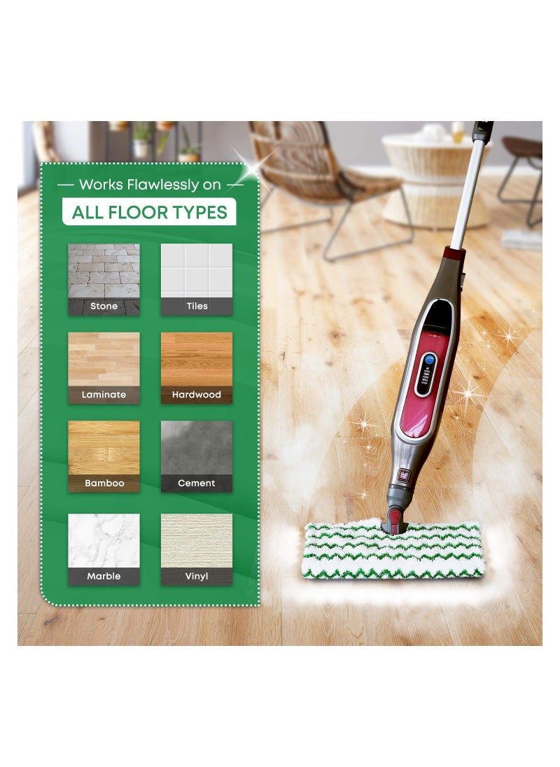 SYOSI - Pack of 3 Touch-Free and 3 Triangle Washable Replacement Mop Pads Steam Mop Pads Hassle-Free Cleaning Mob Pads for  Shark Genius and Lift-Away 3973 Series Steam Mop Pads - Image 1