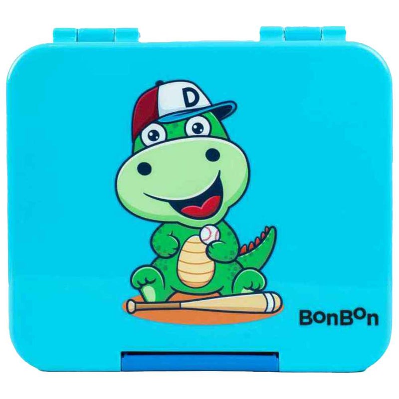 BonBon - Elite Mini 4 Compartment Leakproof Lunchbox - Playful Dino - Image 1