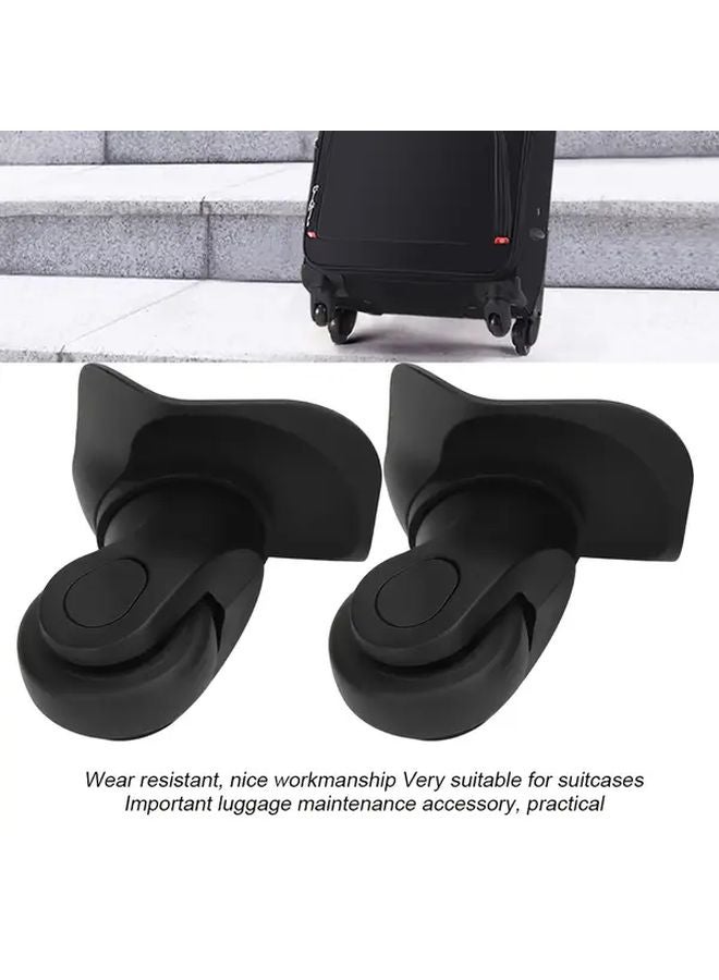 2pcs Heavy Duty 360 Degree Replacement Luggage Wheels Tool Free Installation - Image 3