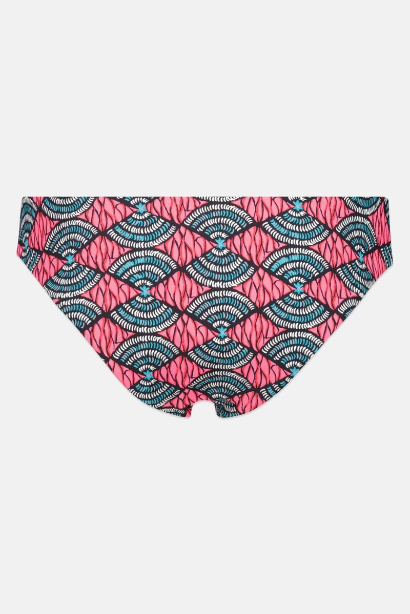 Billabong Women Allover Print Reversible Pull On Bikini Bottom, Multicolor - Image 3