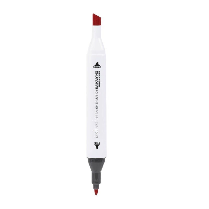 Art Markers: 48 Vibrant Color-Coded Double-Ended Quick-Dry Waterproof Smear-Proof Markers - High-Pigmented Versatile Markers With Storage Bag for Architectural Design Comic Creation Travel & Artists - Image 5