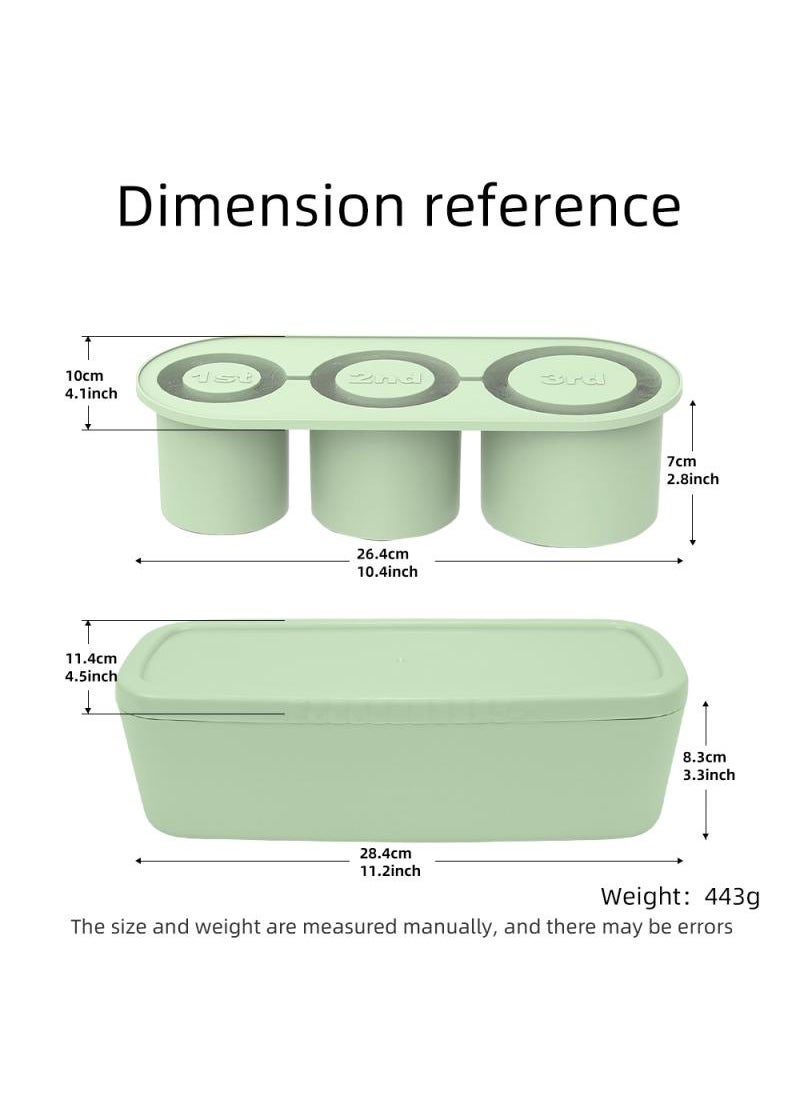 Bluejw - Ice Cube Tray For Flow State Silicone Ice Cube Maker With Lid For 30-40Oz Tumbler For Chilling Whiskey Cocktails Drinks Coffee Easy Fill And Release Ice Maker BPA Free - Image 1