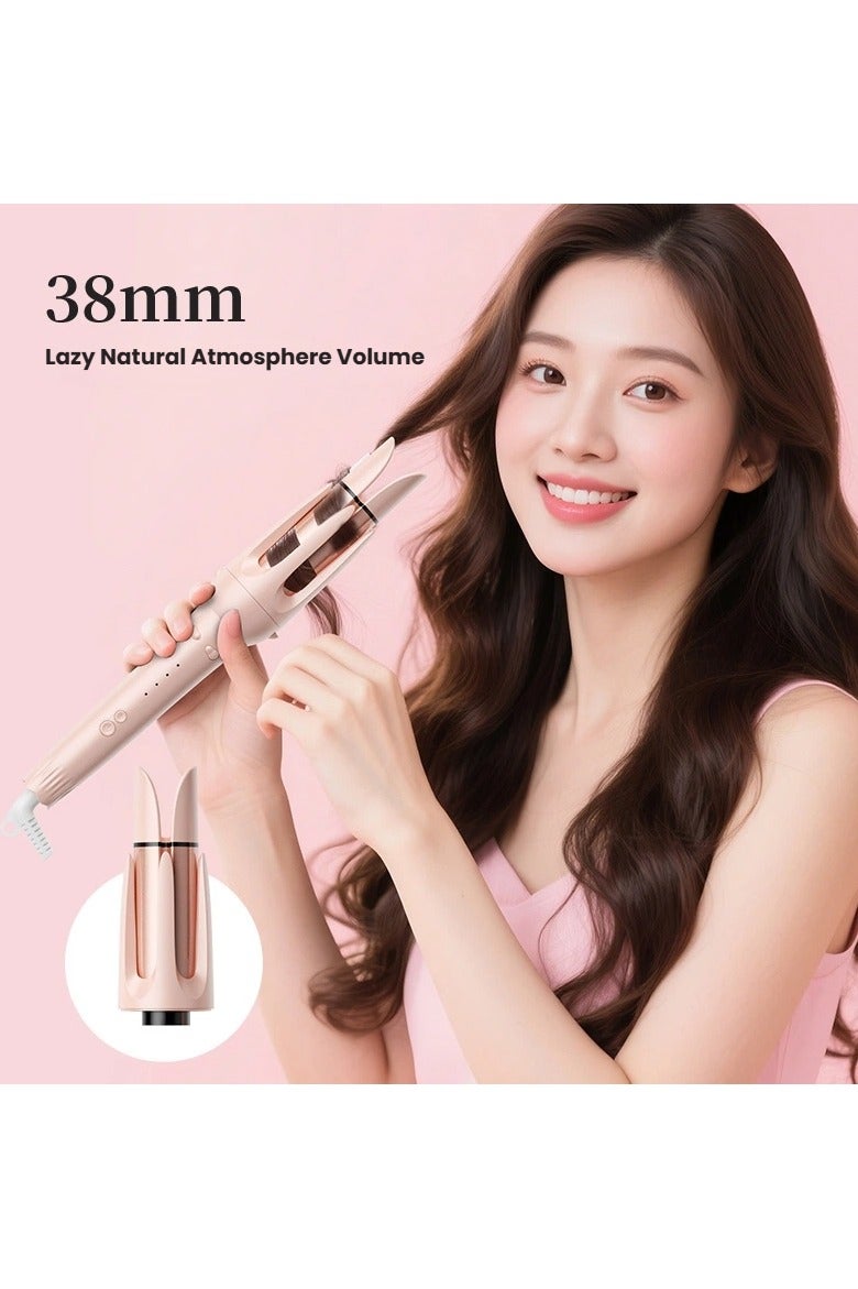 عام مكوّاة تجعيد شعر أوتوماتيكية متعددة الوظائف للاستخدام المنزلي، مزوّدة بأيونات سالبة لعدم إتلاف الشعر، جهاز كهربائي شامل لتمويجات الشعر الكبيرة، يتوافق مع المعيار البريطاني. - Image 2