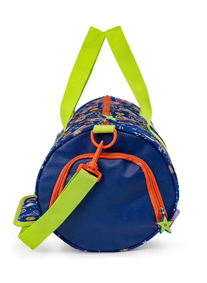 Milk & Moo - Kids Sports Bag, Duffel Bag for Kids, Separate Shoe Compartment, Zipper Bag, Mesh Pockets, Adjustable Strap, Lightweight & Durable Design, Suitable for Kids Sports Activities, Picnics, Traveling - Image 1