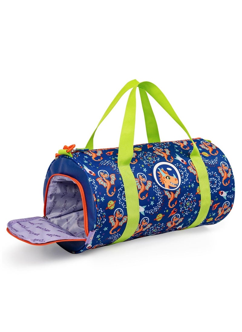 Milk & Moo Kids Sports Bag, Duffel Bag for Kids, Separate Shoe Compartment, Zipper Bag, Mesh Pockets, Adjustable Strap, Lightweight & Durable Design, Suitable for Kids Sports Activities, Picnics, Traveling  - Image 3