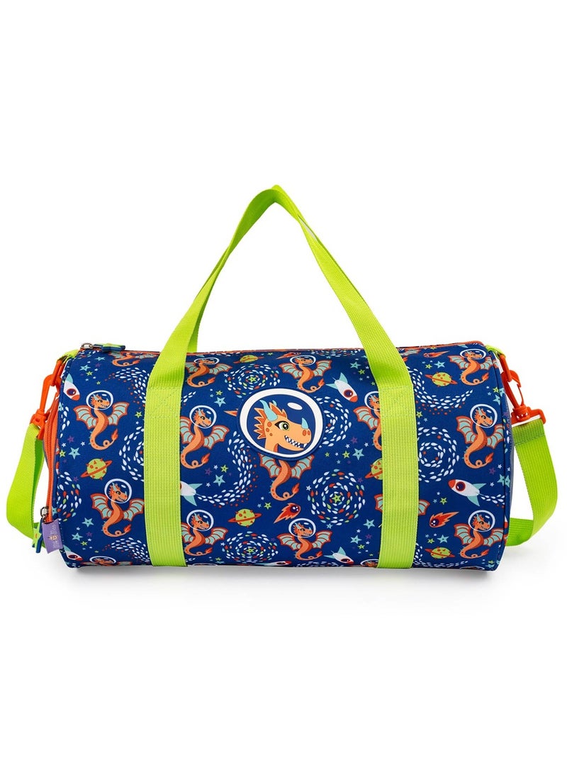 Milk & Moo Kids Sports Bag, Duffel Bag for Kids, Separate Shoe Compartment, Zipper Bag, Mesh Pockets, Adjustable Strap, Lightweight & Durable Design, Suitable for Kids Sports Activities, Picnics, Traveling  - Image 1