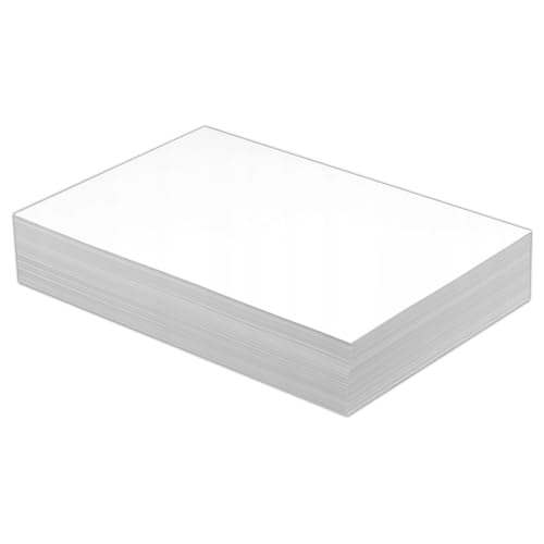 Getvow (3-Pack) Half Letter Blank Paper, A5 300 Sheets/600 Pages Printer Paper, Unpunched, Blank Copy Paper, 100gsm, White, 5.8'' x 8.2'' - Image 1