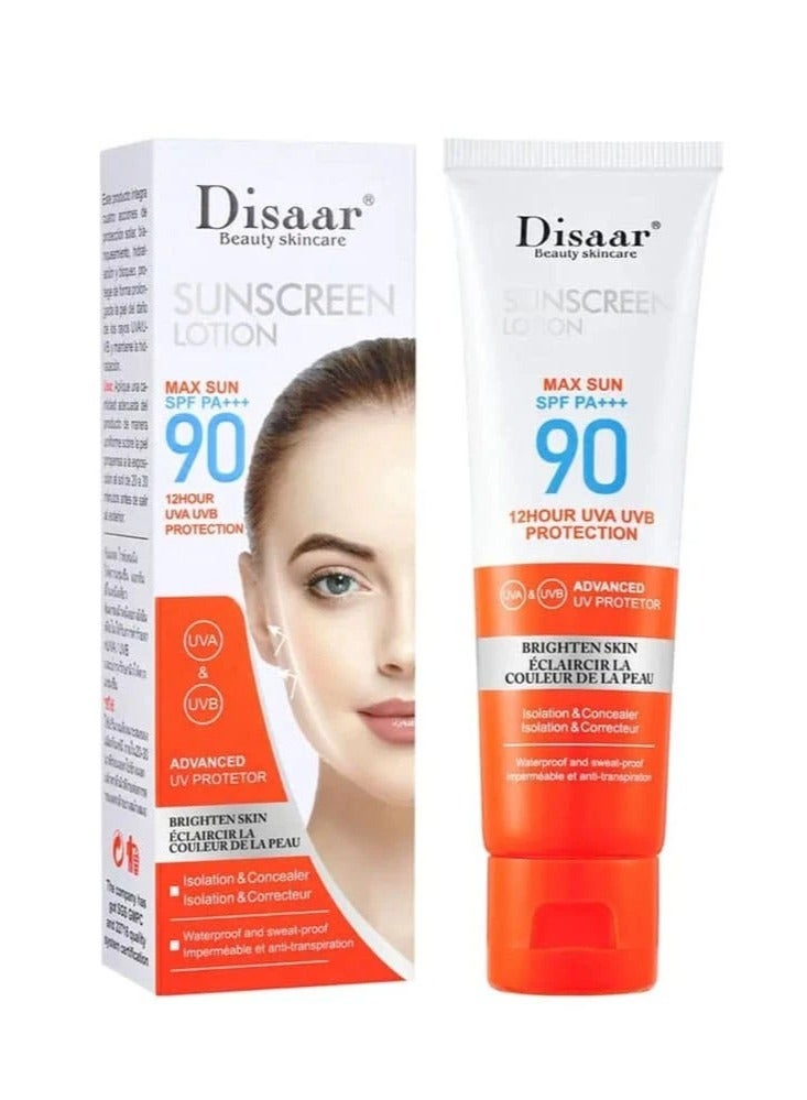 Disaar sunscreen lotion SPF90 50 ml