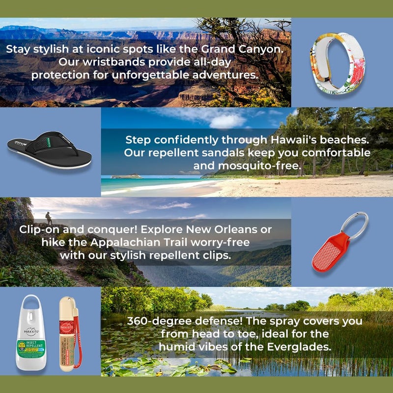 PARA'KITO Mosquito Insect & Bug Protection Wristband - Mosquito Stickers & Bug Spray Alternative - Summer Essentials, Beach Accessories, Hiking & Camping Essentials - Natural Essential Oils (Mackerel) - Image 3