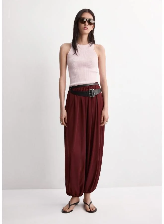 Mango  Fitted fine-knit top for Women | Best Price UAE