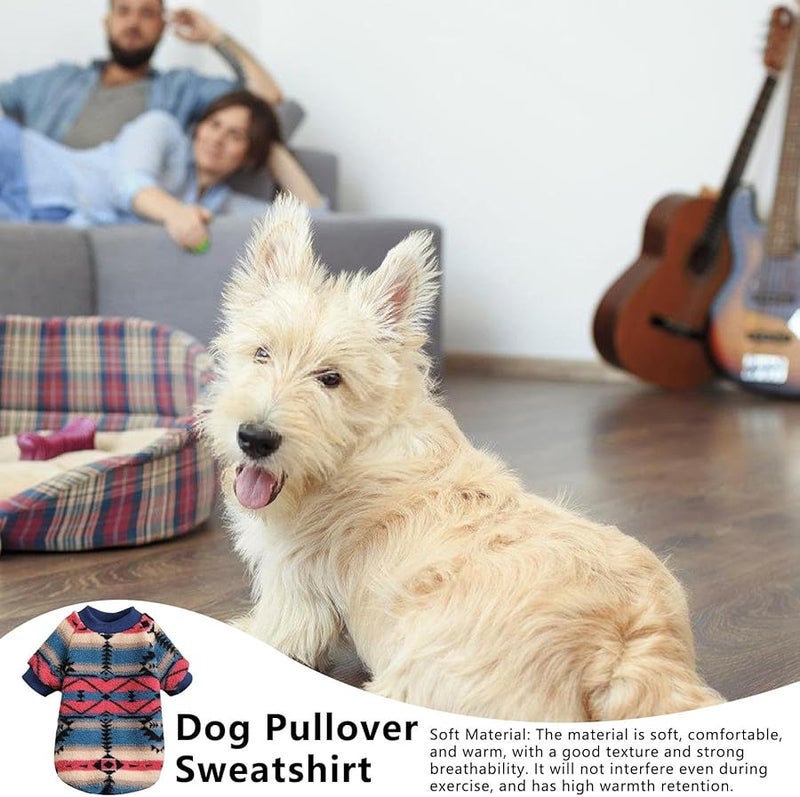 Soft Dog Sweatshirt Winter Warm Pet Clothing For Puppy Large Cat Color S - Image 4