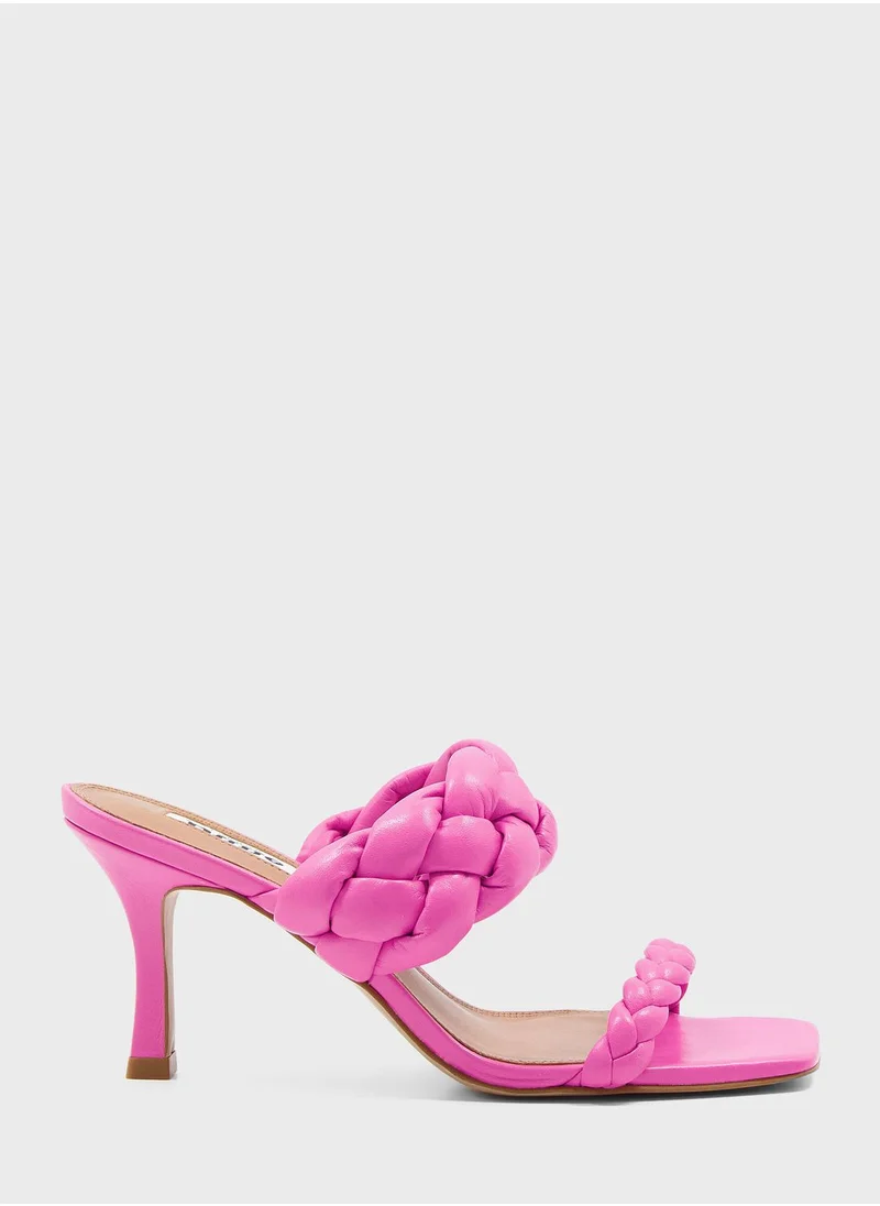 Dune LONDON Message Double Strap Heel Sandals