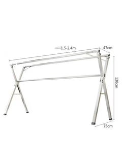 Home & More Stainless Steel Clothes Hanger Multicolored with extendable length  - Image 2