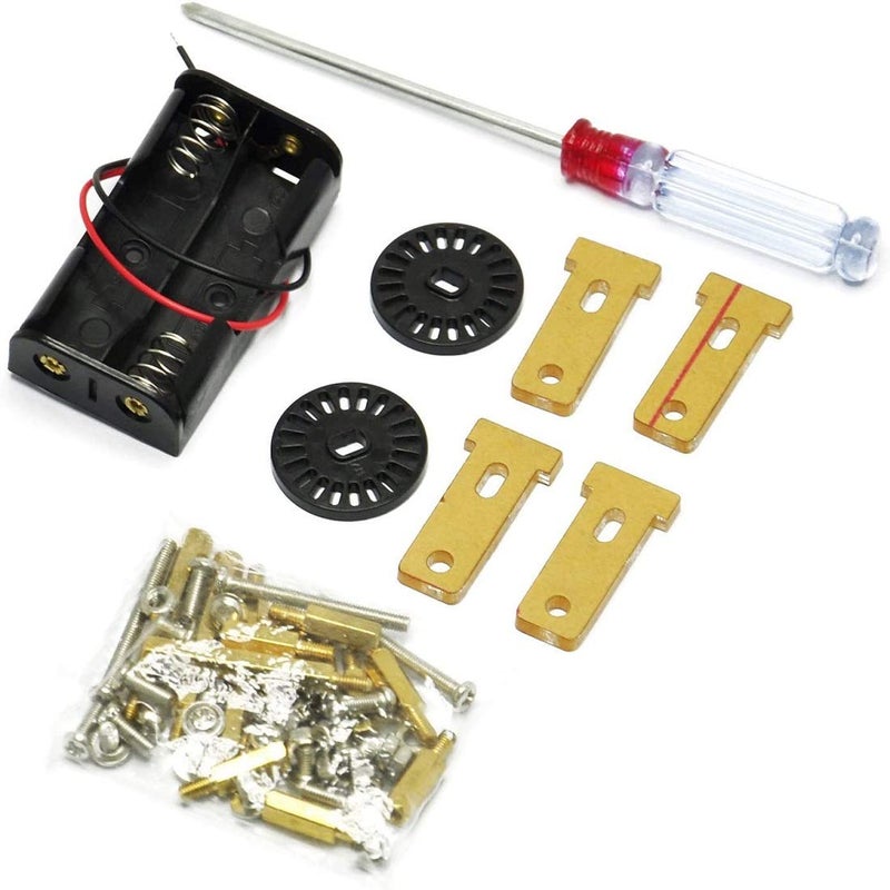 Robodo هيكل سيارة روبوت ذكي مزدوج الطابق صغير 2WD مجموعة DIY - Image 3