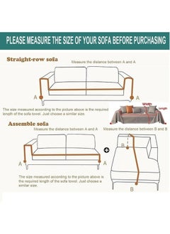 MarlaMall Sofa Cover for 2 Cushion Couch,Sectional Couch Covers Single Sofa Covers for Living Room,Washable Decorative Couch Cover,71"x 102" Couch Protector Sofa Slipcovers for Pet,Kids (Green)  - Image 2