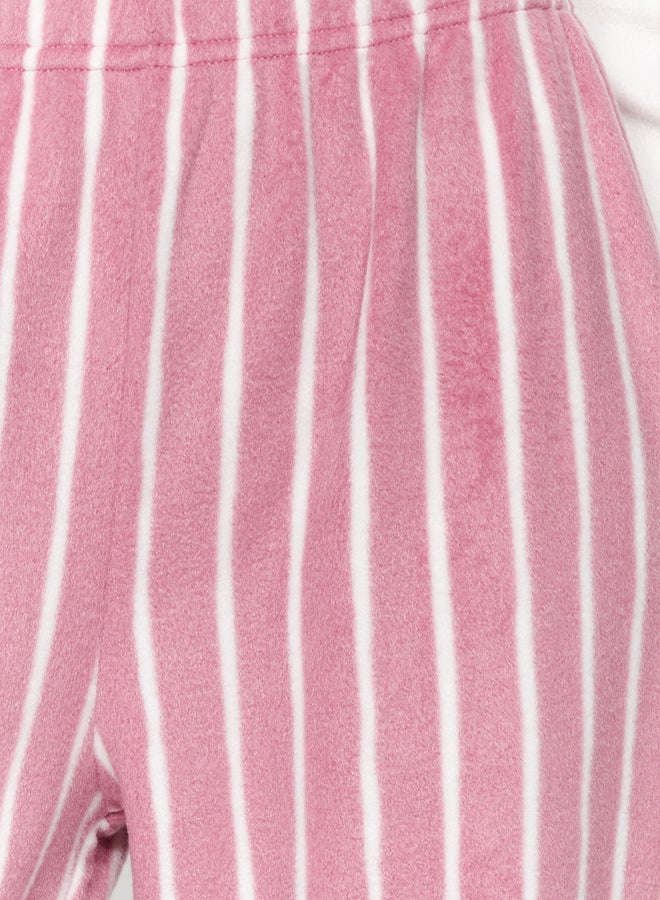 trendyol Striped Winter Knitted Pajamas Set - Image 5