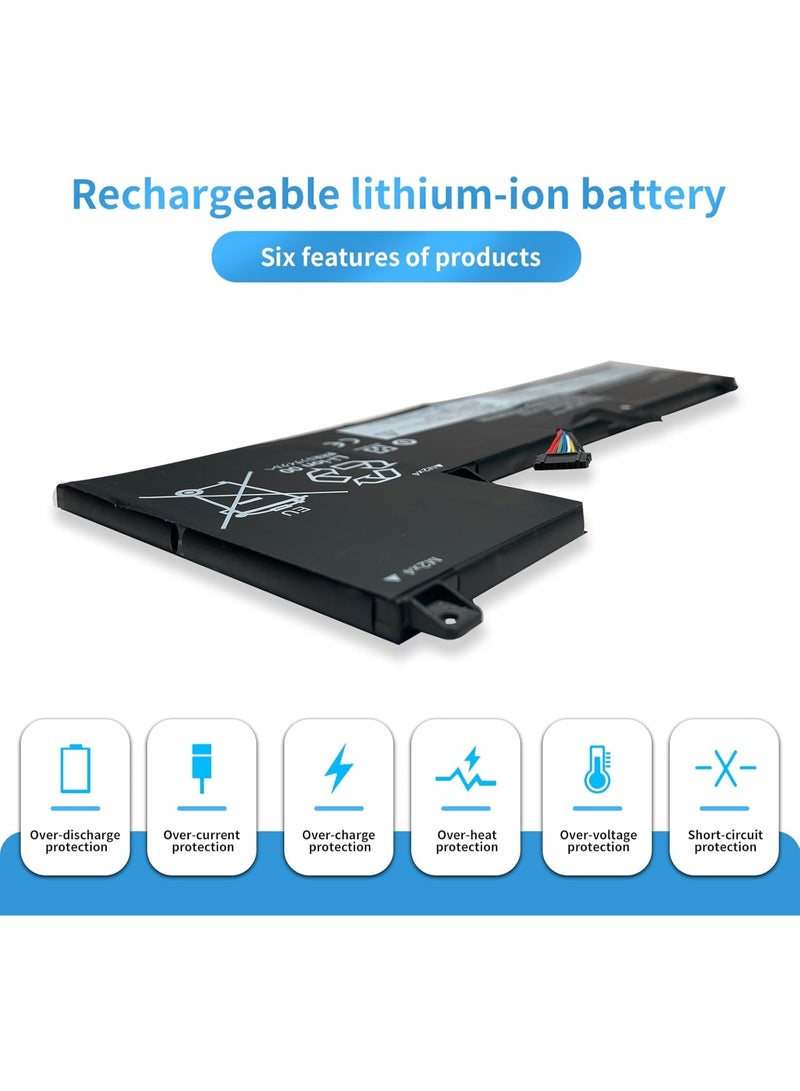 Terabyte بطارية لابتوب متوافقة مع Lenovo XiaoXin Air 14+ ACH 14+ ITL 14+ + ACN 20 21 14+ IAP Series (11.52V 56.5Wh) لطرز L20D3PF0 L20C3PF1 L20M3PF1 L20L3PF1 SB11B44631 SB11B44632 SB11B44634 5B11B44625 - Image 4