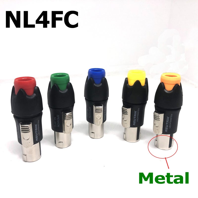Cbirds 1pc Green NL4FC Metal Four Core Loudspeaker Connector For Amplifier - Image 4