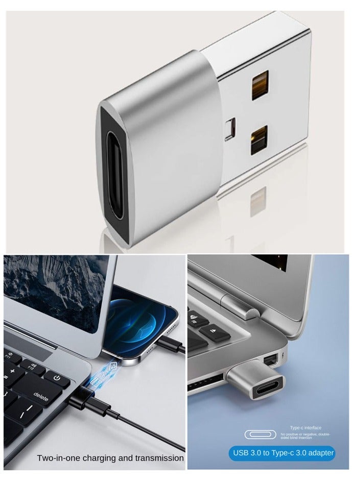USB to Type-C Data and Charging Adapter Converter Elegant Design Small Size - Image 1