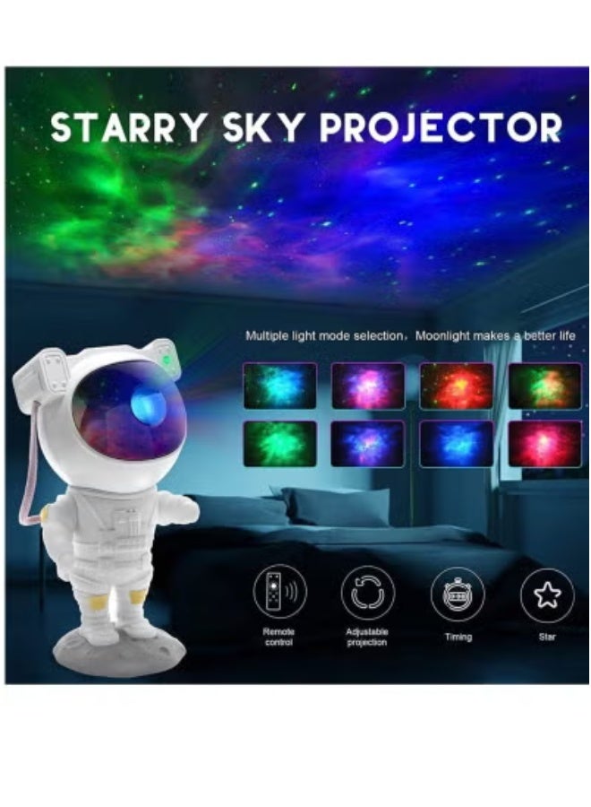 JAJEEK Galaxy Projector with Timer & Remote Control – USB Powered 360° Adjustable Astronaut Star Projector Lamp | Spaceman Galaxy Light for Bedroom, Kids, Adults, Room Ambience | Night Light Starry Sky Projector for Home, Gifts, Relaxation & Decoration - Image 2