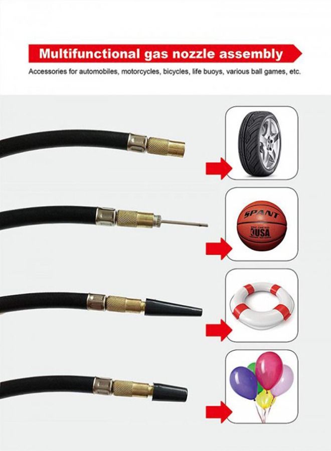 Air Compressors 2 cylinder for Car Tires, Bike Tires, Rubber Floater, Balls Works on car lighter & Battery - Image 2