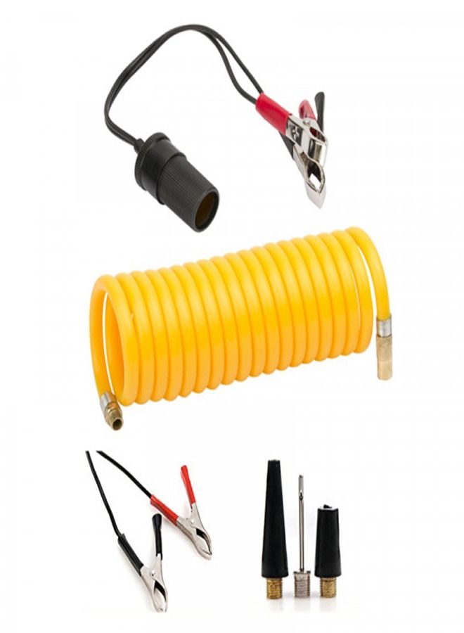 Air Compressors 2 cylinder for Car Tires, Bike Tires, Rubber Floater, Balls Works on car lighter & Battery - Image 5