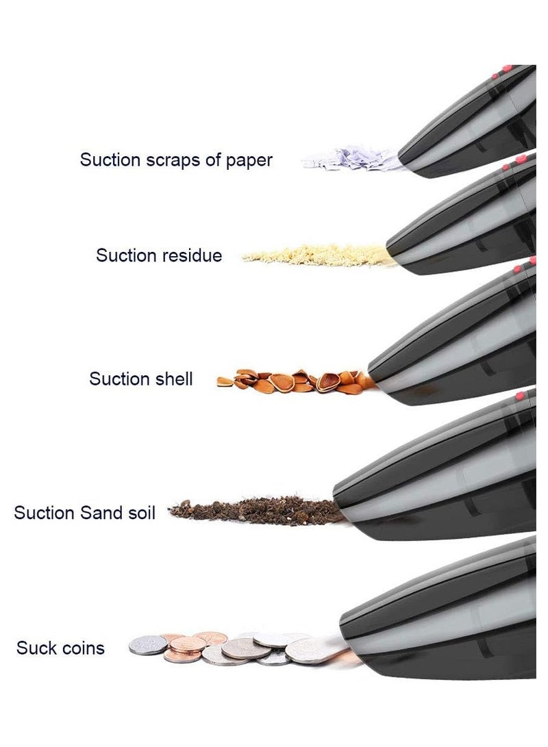 SHEZA STAR Portable Car Vacuum Cleaner, 120 Watts, Handheld with Washable Filter and wet-dry dual use (BLACK) - Image 4