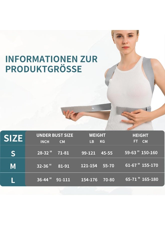 Posture Corrector for Men and Women,Adjustable Upper Back Brace for Clavicle Support and Providing Neck Shoulder Upright Straightener Comfortable , Improve Slouch, Prevent Humpback, Relieve Back Pain - Image 2