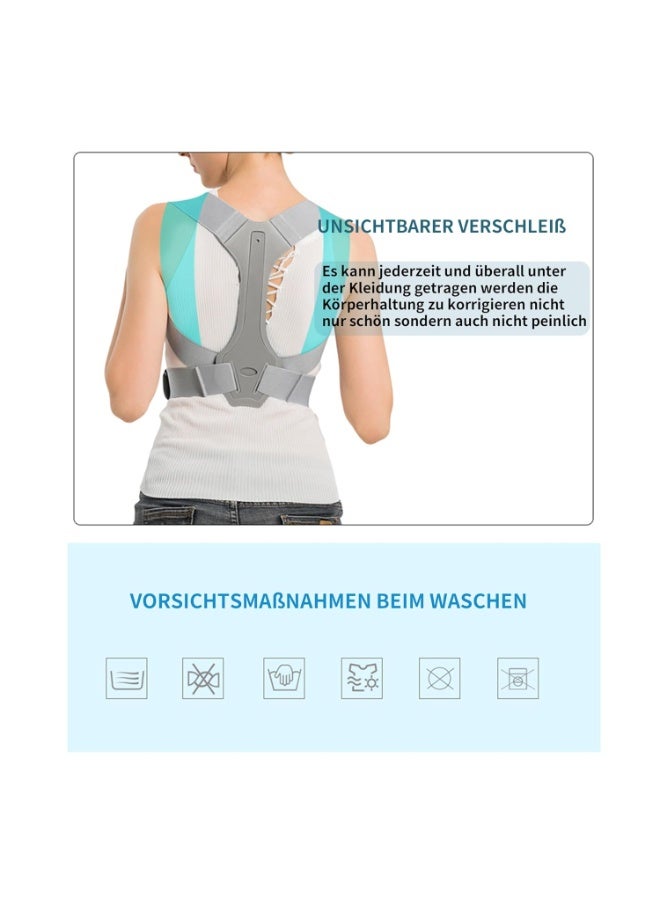 Posture Corrector for Men and Women,Adjustable Upper Back Brace for Clavicle Support and Providing Neck Shoulder Upright Straightener Comfortable , Improve Slouch, Prevent Humpback, Relieve Back Pain - Image 3