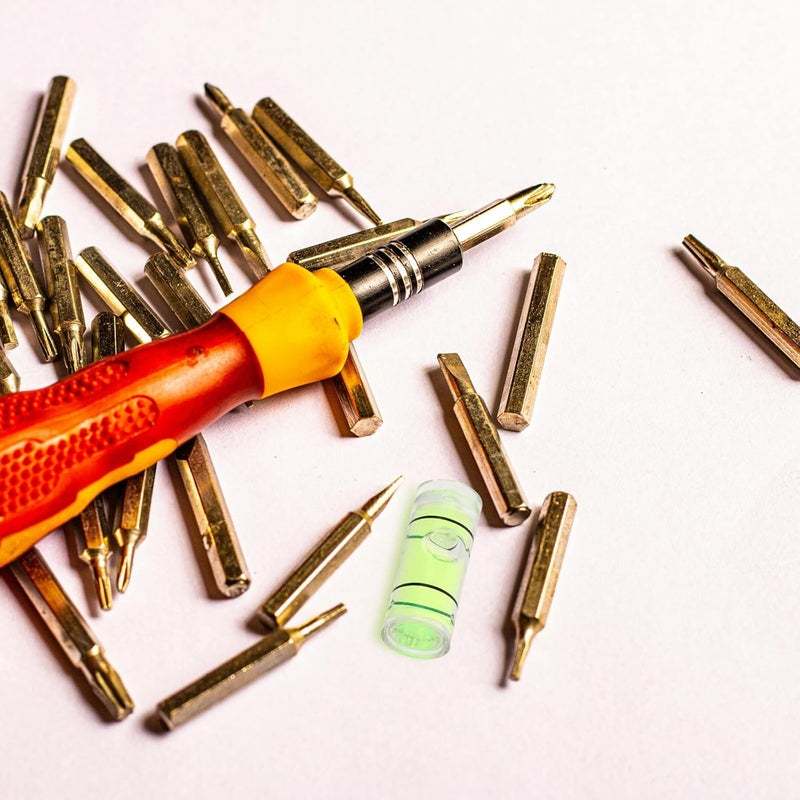 أداة مستوى صغيرة من LABRIMP (10 قطع)، مزودة بأنبوب بخارة للقياس الدقيق وملحق لمستوى الحفر في النجارة والنحت - Image 5