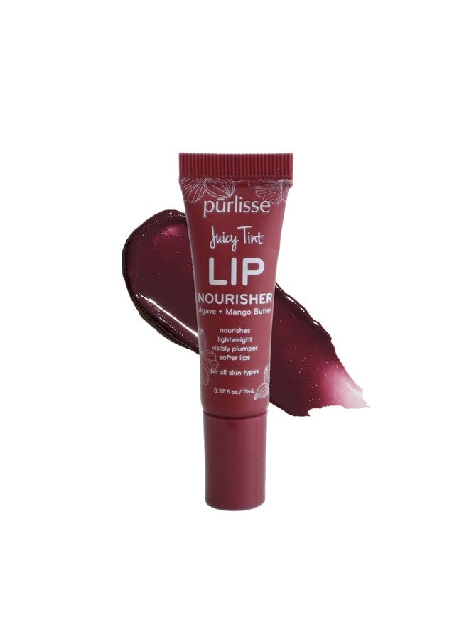 بورليس مرطب الشفاه الملون Purlisse Juicy Tint Lip Nourisher (Berry Shine) - Image 2