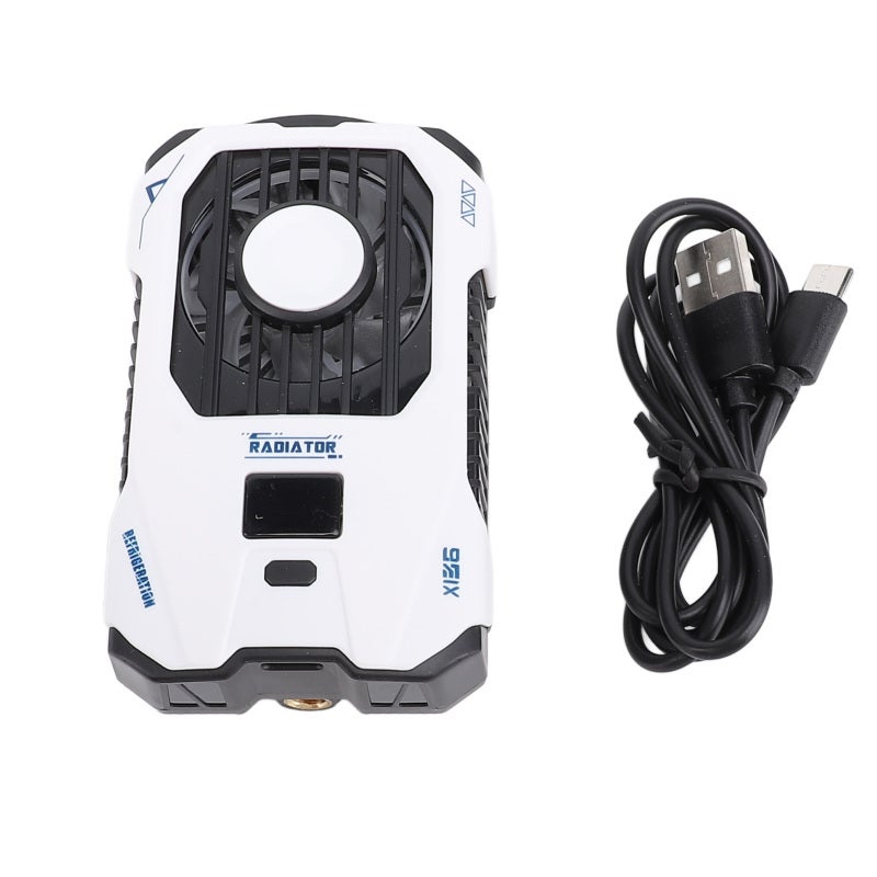 Semiconductor Phone Cooler: 4500RPM High Speed Fan, 20°C Rapid Cooling - Multifunctional Compatibility Portable Phone Cooling Fan for Gaming, Heavy Multimedia Use And Tablet - Image 1
