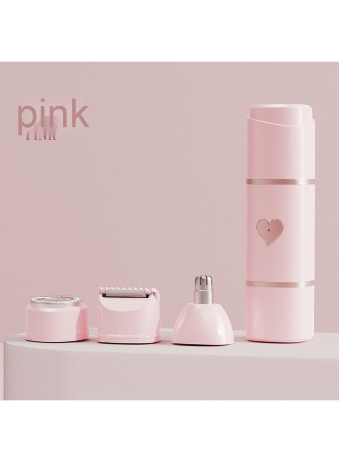 جهاز إزالة الشعر الكهربائي للنساء مزدوج الرأس بشاحن نوع C