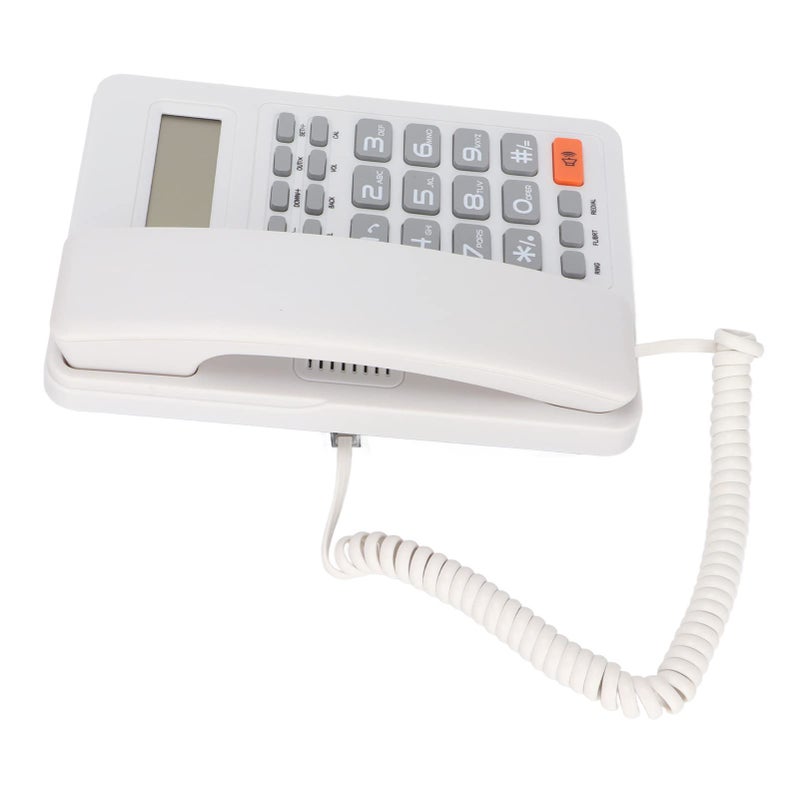 Advanced Corded Telephone With Caller ID Multifunctional Design User Friendly White - Image 3