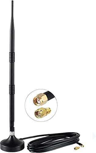 eifagur 8dBi Indoor 915MHZ Magnet Base Long-Range Cellular LoRa Gateway Antenna with 3M/10FT Cable for Helium Hotspot RAK MNTD Nebra Bobcat 300 SenseCAP M1 SyncroB.it Hotspot Finestra HNT Miner, Eifagur - Image 1