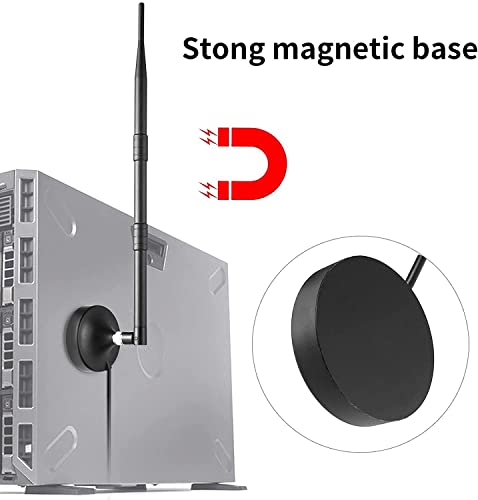 eifagur 8dBi Indoor 915MHZ Magnet Base Long-Range Cellular LoRa Gateway Antenna with 3M/10FT Cable for Helium Hotspot RAK MNTD Nebra Bobcat 300 SenseCAP M1 SyncroB.it Hotspot Finestra HNT Miner, Eifagur - Image 5