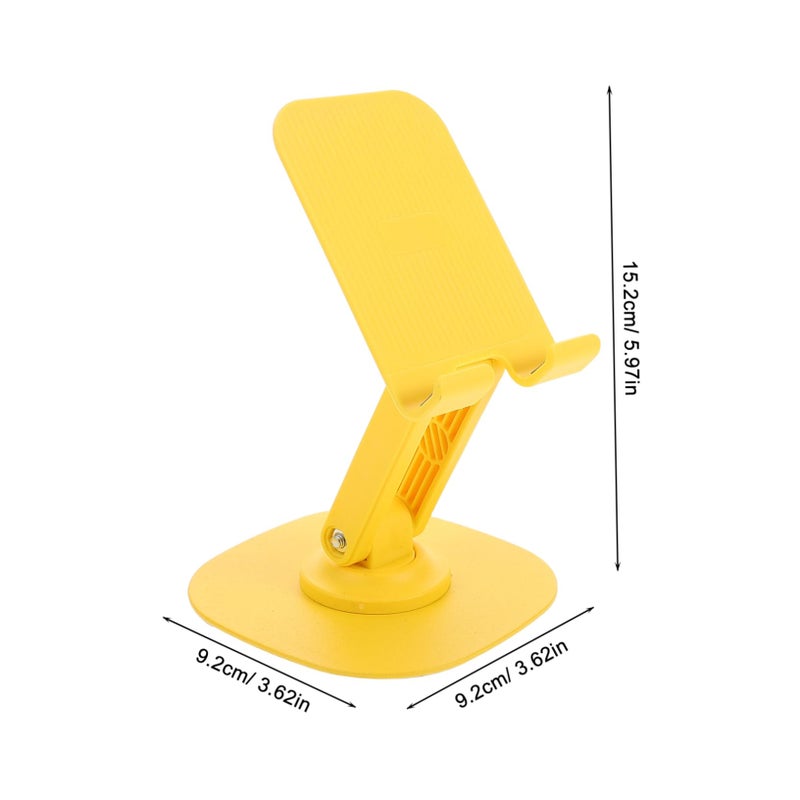 Adjustable Height Rotating Phone Tablet Stand with Stable Base Office Desk Accessory - Image 3