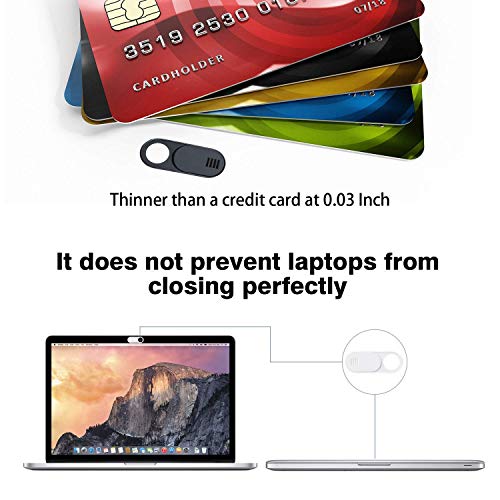 BARTER KINGS Webcam Cover Slide, Ultra Thin Round Hole Laptop Camera Cover Slide Blocker for Computer MacBook Pro iMac PC Tablet Notebook Surface Pro Echo Show Camera, Ultra Thin Privacy Protector（6 pack） - Image 5