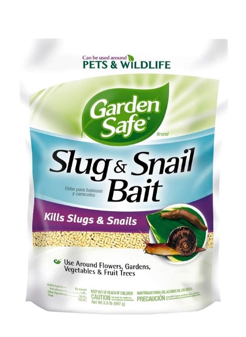 Garden Safe Slug & Snail Bait, Kills Slugs & Snails Within 3 to 6 Days, For Lawn and Garden, Can Be Used Around Pets and Wildlife, 2 lb