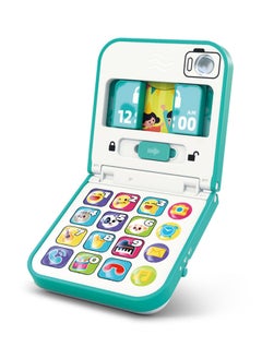 HOLA Hola Foldable & Slide Baby Phone - Interactive Smartphone Toy with 40+ Songs, Sounds, and Activities, Pretend Play, Educational Features, Safe Mirror, and Durable Design for Toddlers 6M+  - Image 1