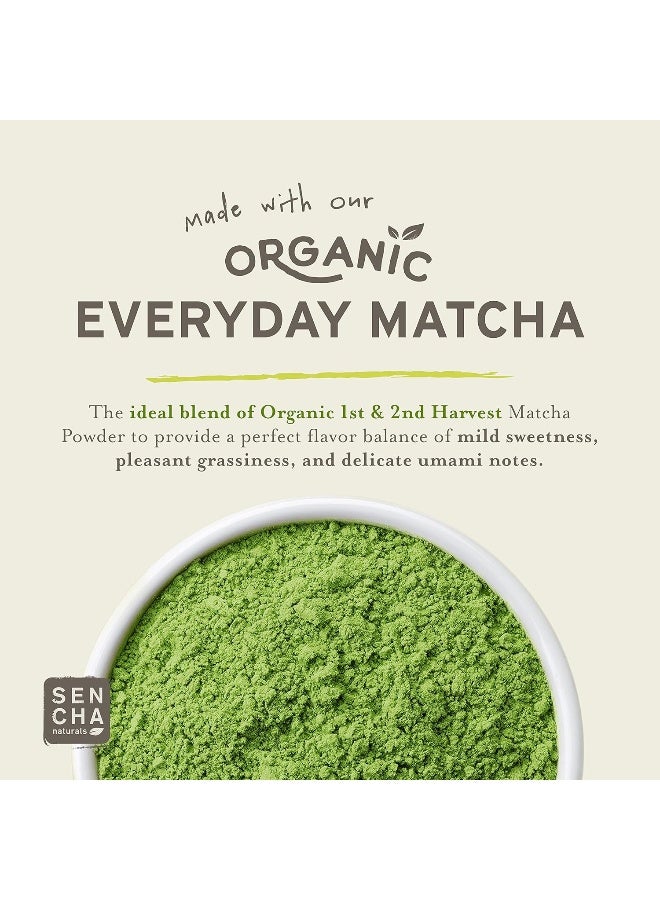 Sencha Naturals نعناع الشاي الأخضر من سين تشا ناتشورالز، نعناع خالي من السكر، مصنوع من شاي ماتشا الياباني العضوي، خالي من الجلوتين، خالي من السكر، نباتي وصديق للكيتو، نعناع مغربي، 1.2 أونصة (1 عبوة) - Image 4