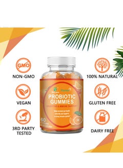 Wins Town Probiotic Gummies, Extra Strength Natural Floavored Probiotics Gummies Supplement, Health Support Dietary Supplement To Help Support Digestion, Gut Health And Immune System  - Image 4