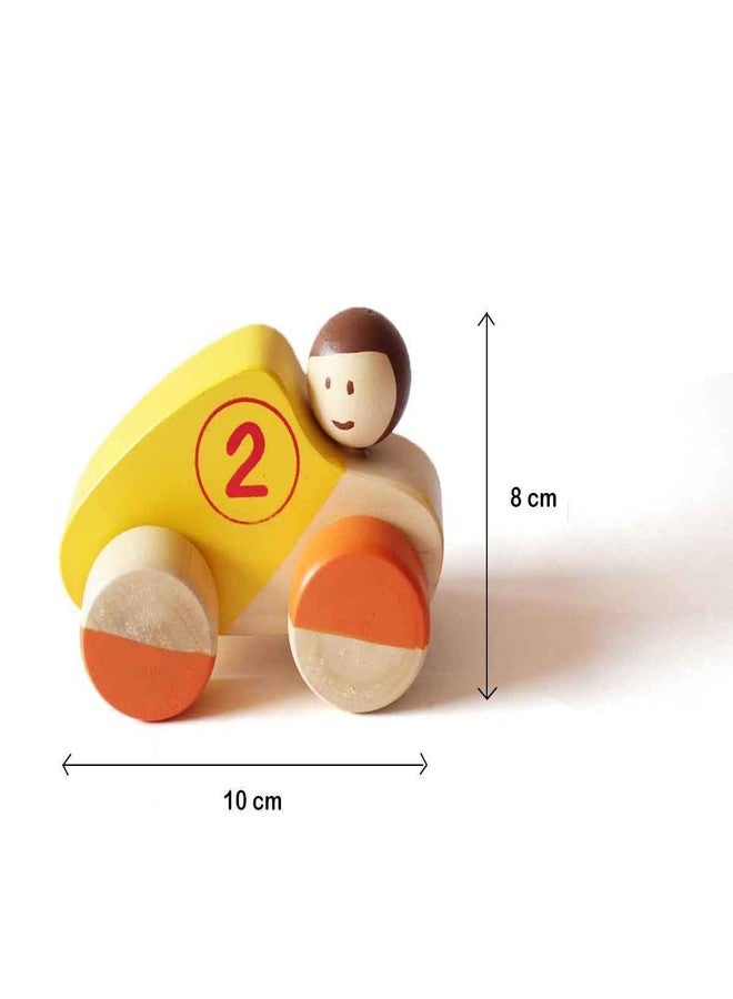 shumee Wooden Vehicles- Set of 3 (2 Years+) | Multicolor | 100% Child Safe | Pretend Play | Educational Toy | Non Toxic Colors - Image 3