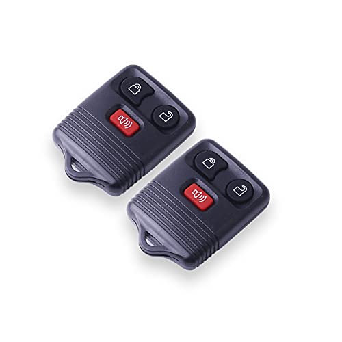 CE Centaurus Electronics CENTAURUS Car Key Fob (Set of 2) Keyless Entry Remote 3 Button Replacement for 1998-2016 F150 F250 F350 - CWTWB1U331, CWTWB1U212, CWTWB1U345, GQ43VT11T Black - Image 1