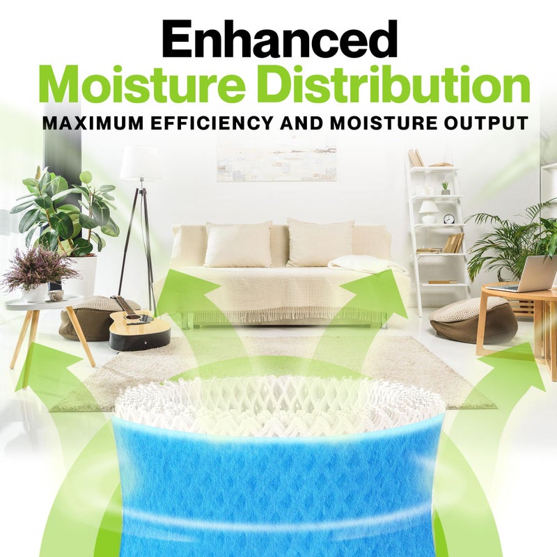 Durabasics 6 Pack Of Premium Humidifier Filters Compatible With Honeywell Humidifier Filter Hac-504 Hac-504Aw & Honeywell Filter A | Replacement For Honeywell Filter Hcm 350 & Cool Mist Humidifiers - Image 5