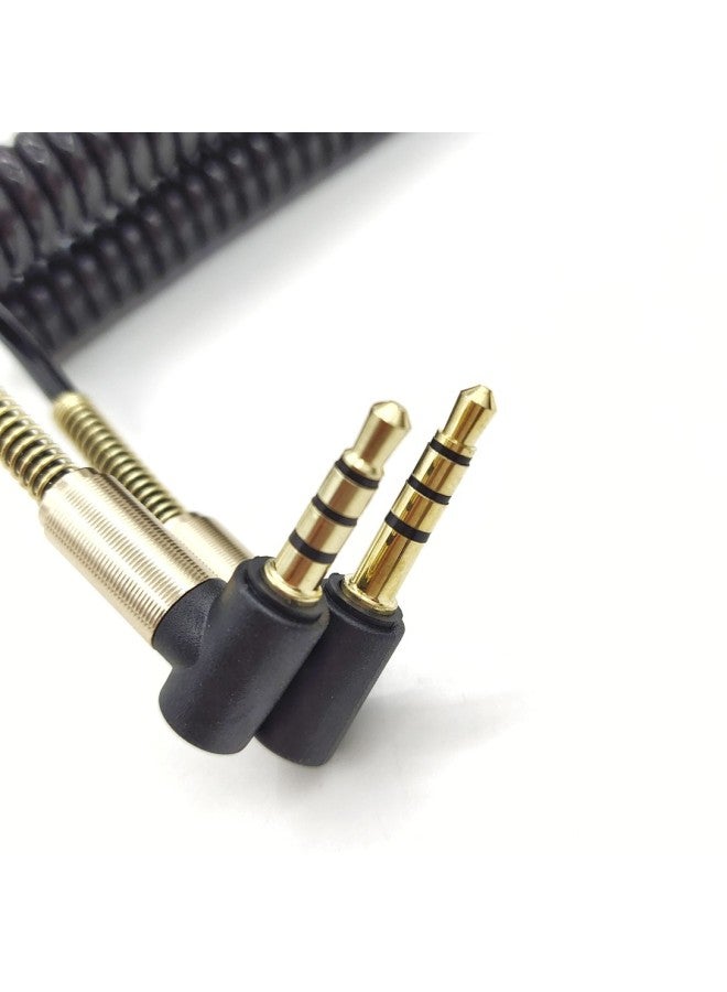 Gold-plated Metal 3.5mm Four-level 14/17mm Visual Anchor Fish Earphone Plug Wire Anchor Fish Display Electric Slip Ring Wire-Color:Hardware Leakage 17mm-Length:1 M  - Image 3