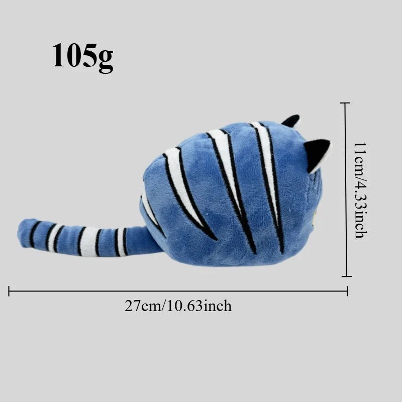 Y&D New Blue Tiger K-pop Demon Hunter Super Soft Plush Pillow – PP Cotton Polyester Stuffed Animal Toy for Birthdays, Collectible Mesh Doll - Image 1