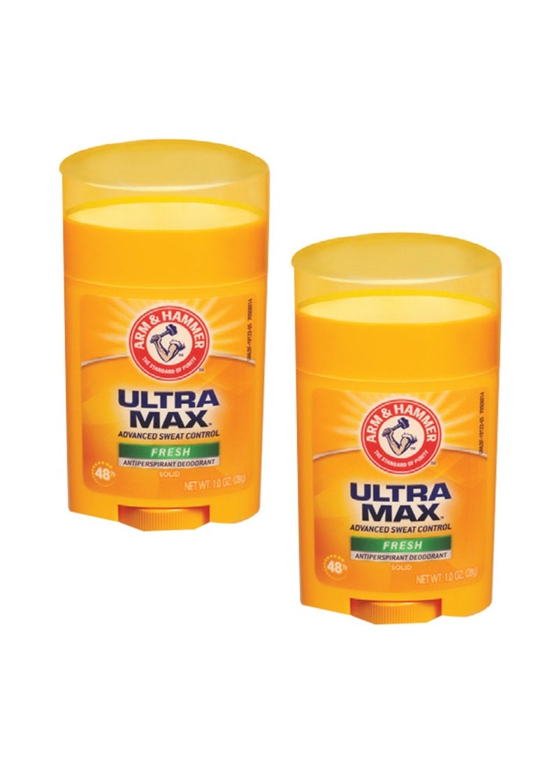 Arm & Hammer Ultra Max Fresh Antiperspirant Deodorant Stick Value Pack 2 x 28 g