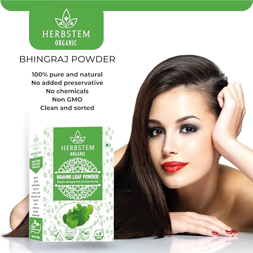 Herbstem 100% Brahmi powder for Hair growth (100 grams) | 100% Natural, No preservative | Helps in reducing Hairfall, boost hair growth - Image 5