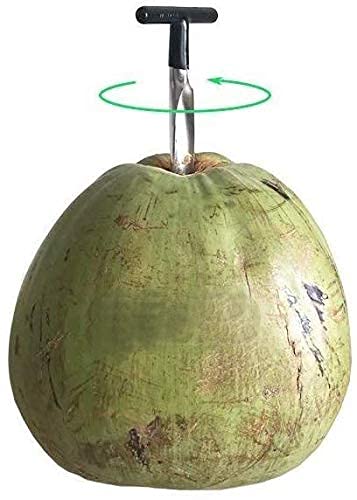 SUKHAD Stainless Steel Coconut Opener for Fresh Green Young Coconut Water, 3 X 0.5 X 6.5 Inch, Silver - Image 4